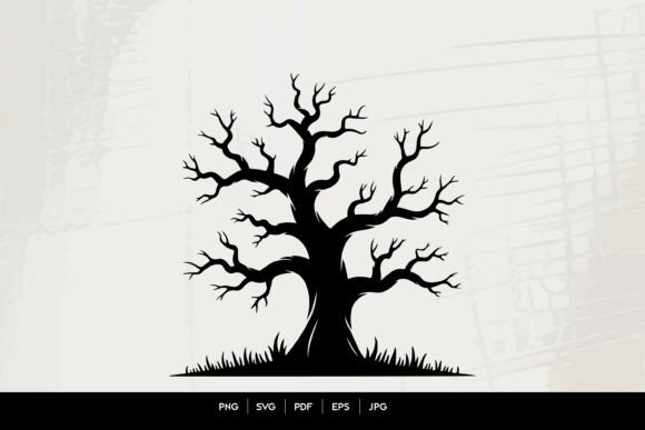 Download Bare Tree Silhouette Illustration - Premium Resources